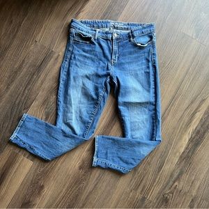 Women's Gap Girlfriend Classic Blue Wash Jeans Size 10
